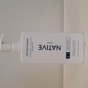Native Hair, Shampoo and Conditioner,  16.5 FL oz. Sea salt & cedar.